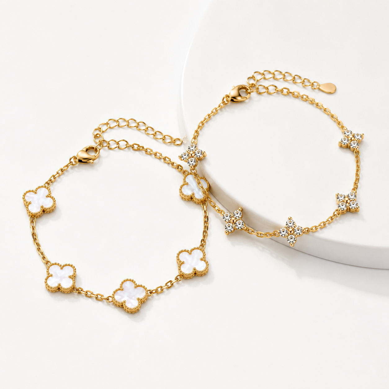 Duo Trèfle — Pack 2 Bracelets